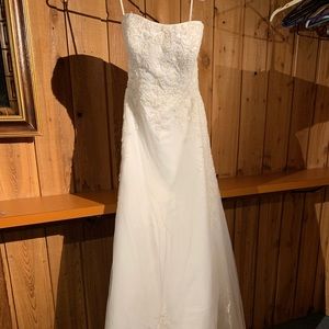 White Mon Cheri Bridals wedding dress